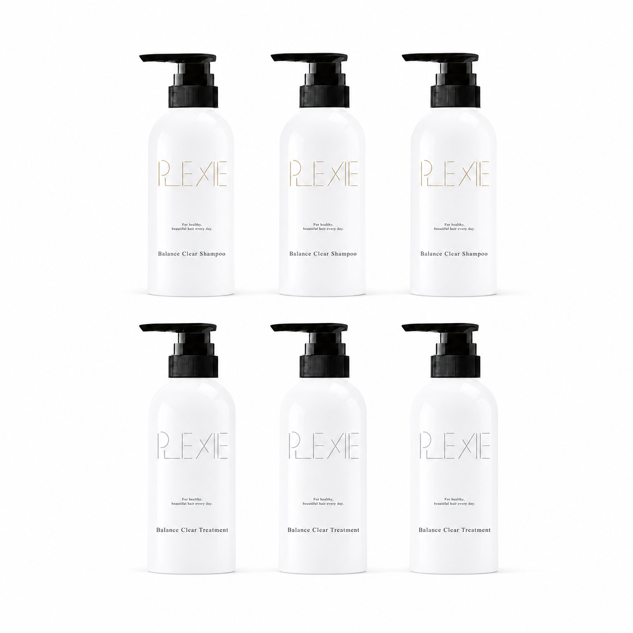PLEXIE Balance Clear Set 6 Bottles