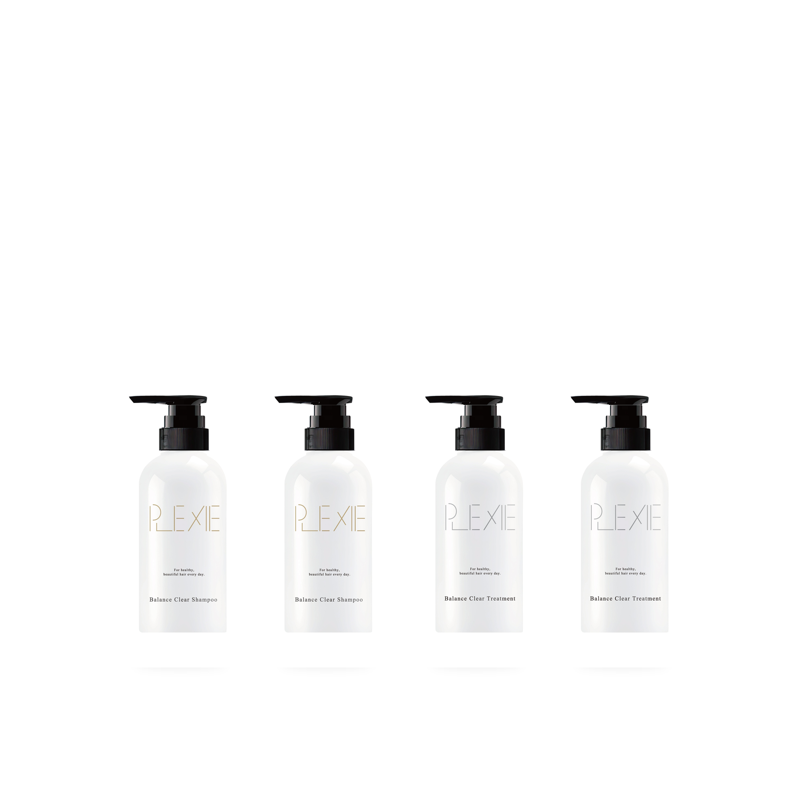 PLEXIE Balance Clear Set 4 Bottles